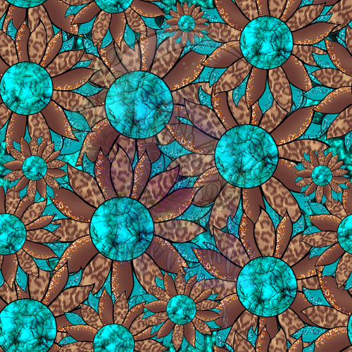 Blue western sunflower