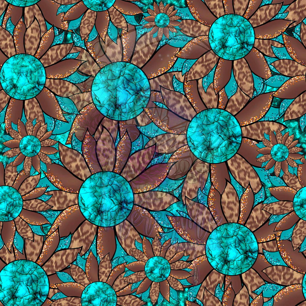 Blue western sunflower