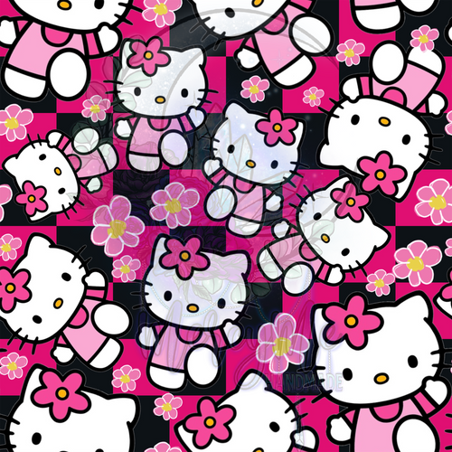 Hkitty checkered