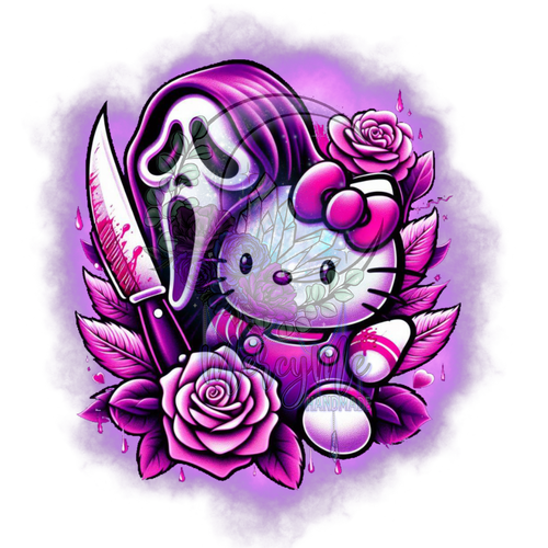 Purple Scream kitty png