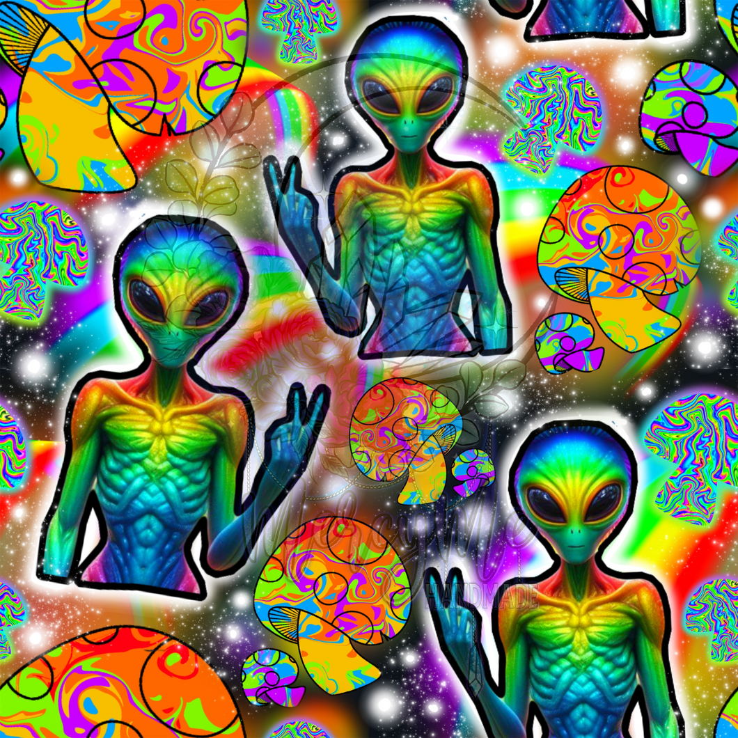 Rainbow alien