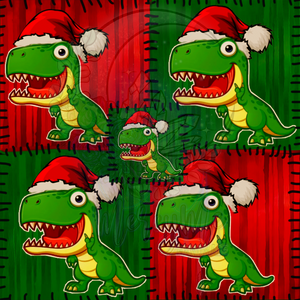 Patch Xmas Dino