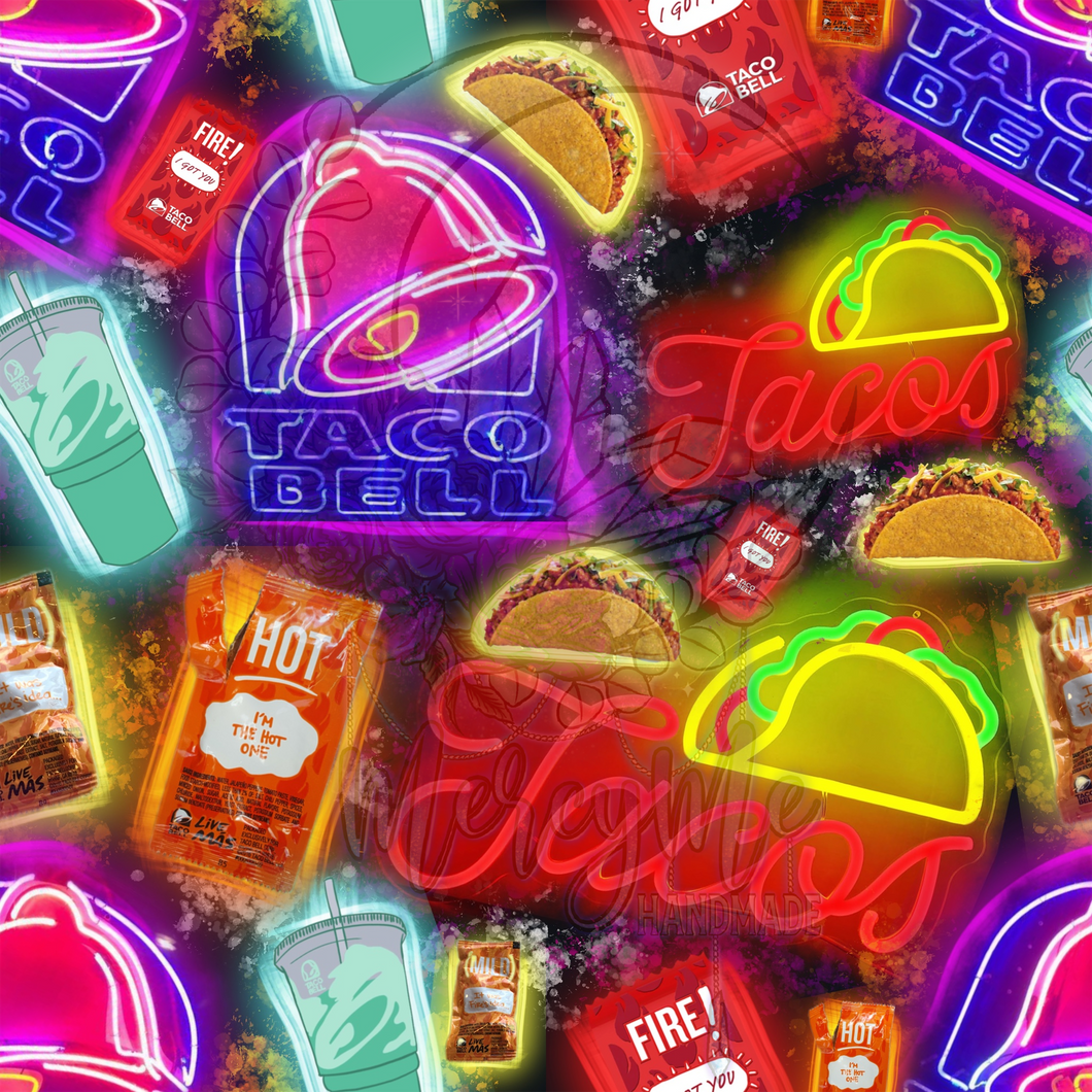 Neon tacos