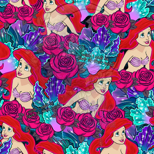 Ariel drawn
