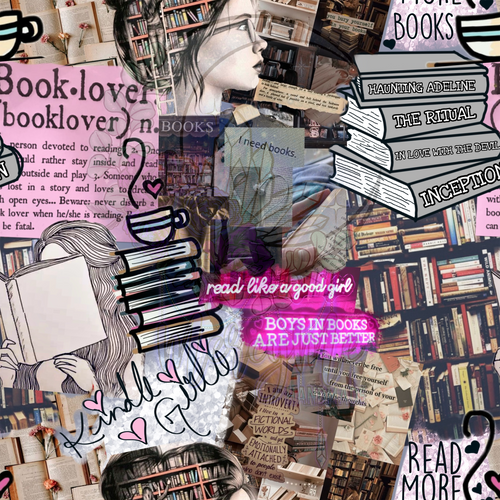 Bookish collage